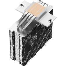 Кулер для процессора DEEPCOOL AG400 черный, 120 мм, алюминий/медь, 2000 об/мин, 31.6 дБ, 4 pin, 220 Вт, 150 мм