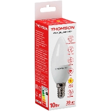 Лампа светодиодная Hiper THOMSON LED CANDLE 10W 800Lm E14 3000K TH-B2017