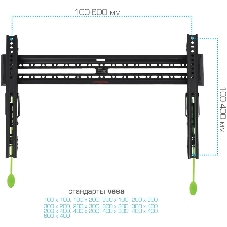 Кронштейн Arm media PLASMA-12 черный Кр. стал. наст. для TV 35