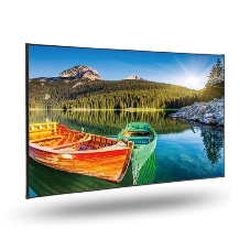 Экран Cinema S'OK SCPSFR-200x113UST-PET для ультракороткофокусных проекторов 90'' 16:9 настенный, постоянного натяжения, полотно PET Crystal ALR UST, рама черная 1 см