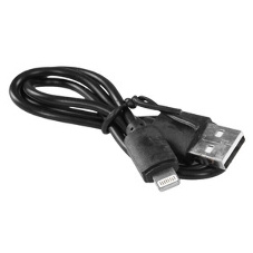 Кабель USB Гарнизон GCC-USB2-AP2-1M AM/Lightning, для iPhone5/6/7, IPod, IPad, 1м, черный, пакет