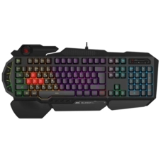 Клавиатура проводная A4Tech Bloody B310N черный USB Multimedia for gamer LED (подставка для запястий) (B310N)
