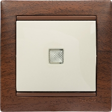 Выключатель Legrand 774310 Valena 10А c подсветкой, сл. кость