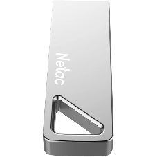 Флешка USB Netac U326 (NT03U326N-064G-20PN), 64Gb, USB 2.0, R/W 50/15, серебристый