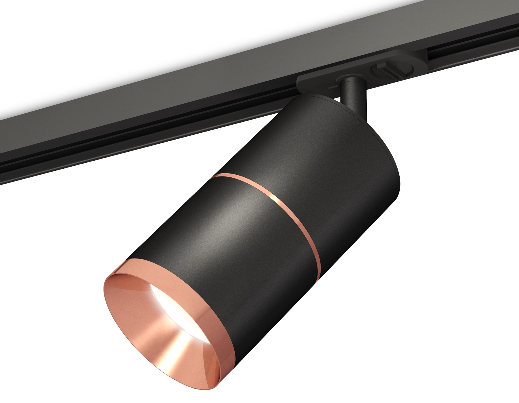 Светильник Ambrella light XT7402040 SBK/PPG черный песок/золото розовое полированное MR16 GU5.3