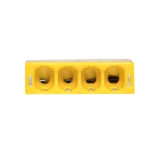 Клемма СМК 2273-244 (с пастой) 4 отверстия 0.5-2.5 кв.мм (уп. 100 шт) PROxima EKF plc-smk-2273-244