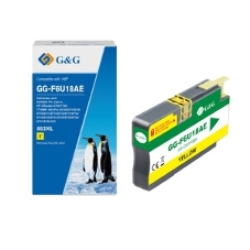 Картридж струйный G&G GG-F6U18AE желтый (26мл) для HP OJ Pro 7740/8210/8218/8710/8715