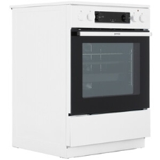 Плита электрическая Gorenje GEC6C40WD белый, конфорок 4 электрических, духовка 71 л, 60 см x 85 см x 60 см