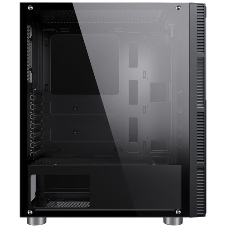 Компьютерный корпус Accord 3407 черный без БП ATX 2xUSB 2.0 2xUSB 3.0 audio bott PSU