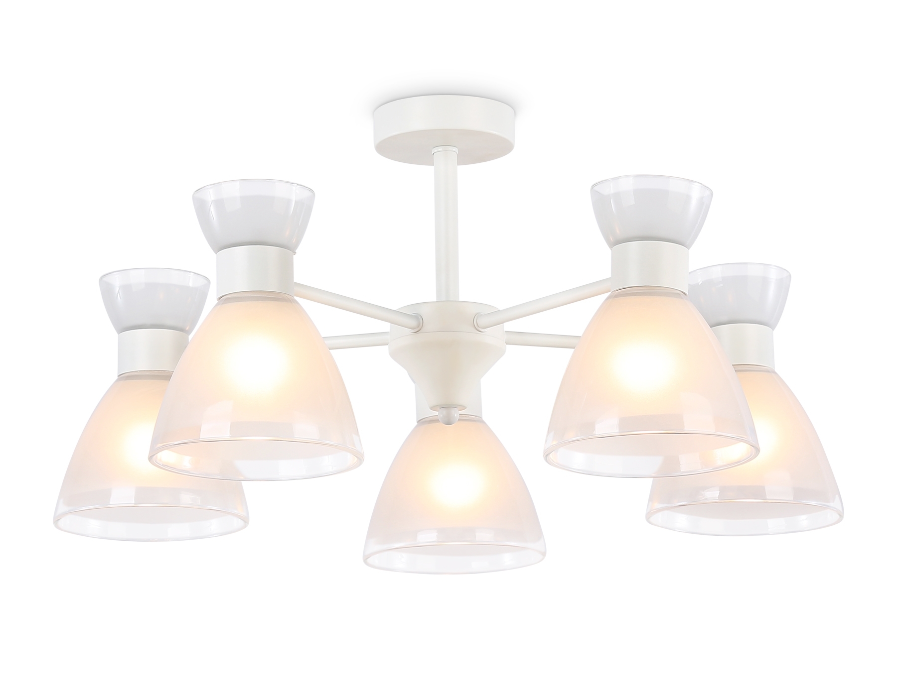 Светильник Ambrella light TR3179/5 WH белый E27/5 max 40W D570*280