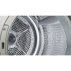 Сушильная машина Bosch WQK2521XME серебристый, 10 кг, сушка - конденсационная, программ - 14, 59.8 x 84.2 x 64.8 см