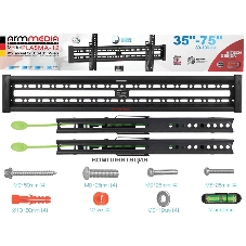 Кронштейн Arm media PLASMA-12 черный Кр. стал. наст. для TV 35