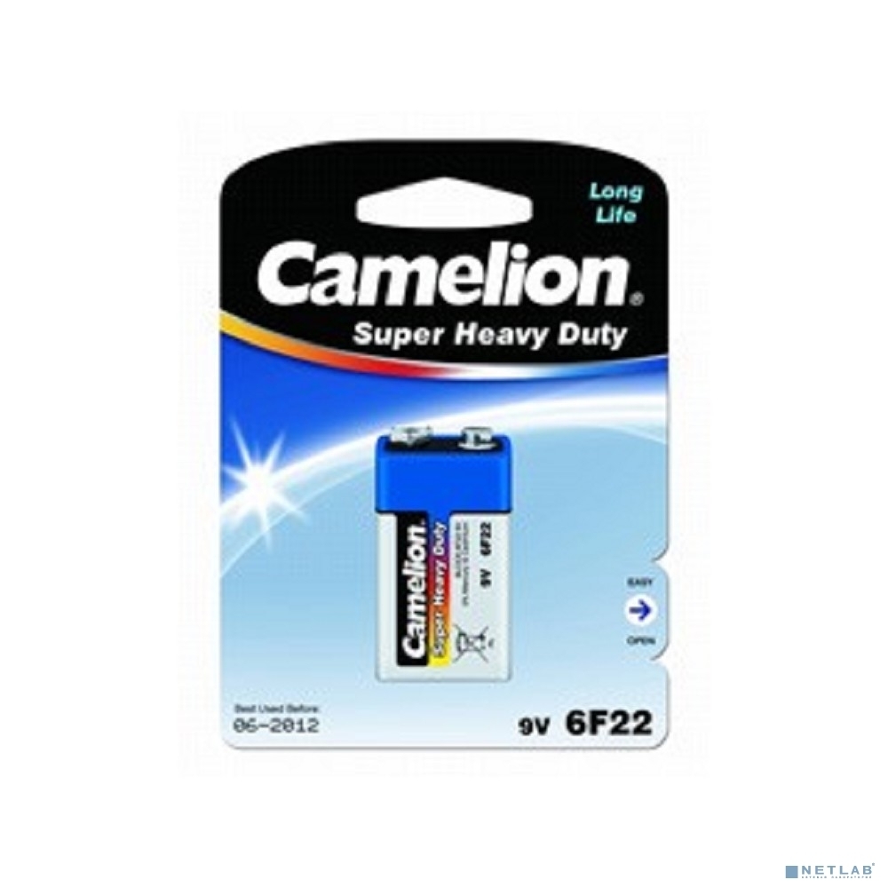 Батарейка Camelion 6F22 Blue BL-1 9В (1 шт)