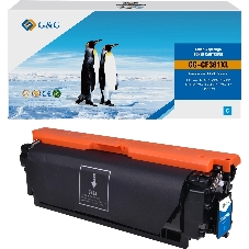 Картридж лазерный G&G GG-CF361XL голубой (18000стр.) для HP CLJ M552dn/M553N/M553DN/M553X/M577C/M577Z/M577F/M577DN