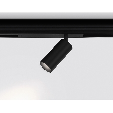 Управляемый светодиодный светильник для шинопровода Magnetic Ambrella light GL1222 BK черный IP20 18W 3000K-6400K 220V 36° D55*120 (Без ПДУ)