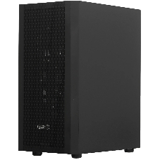 Корпус без блока питания PCCOOLER MA100 MESH BK, Mesh Mid Tower, черный, TG, 0.4 SPCC, 3x120мм ARGb ATX, mATX, mITX 160/310/180мм 2x2.5