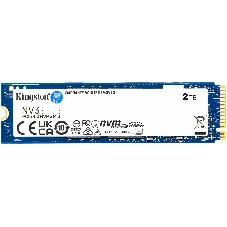 Накопитель SSD Kingston NV3, 2000Gb, M.2 2280, PCIe 4.0 x4, NVMe, R/W 6000/5000