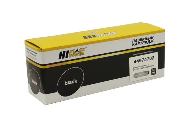 Картридж OKI B411/B431/MB461/MB471/MB491 (Hi-Black) 44574702/44574705, 4К     