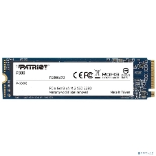 Накопитель SSD Patriot P300, 1000Gb, PCIe 3.0 x4, M.2 2280, NVMe, R/W 2100/1650