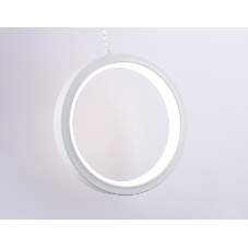 Настенный светодиодный светильник Ambrella light FL51651/1+1 WH/CH белый/хром 10W 4200K 500*227*90
