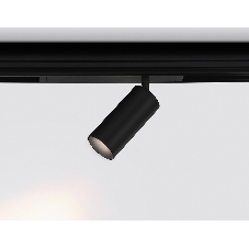 Управляемый светодиодный светильник для шинопровода Magnetic Ambrella light GL1222 BK черный IP20 18W 3000K-6400K 220V 36° D55*120 (Без ПДУ)