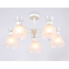 Светильник Ambrella light TR3179/5 WH белый E27/5 max 40W D570*280