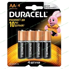 Батарея Duracell Basic CN LR6-4BL AA (4шт)