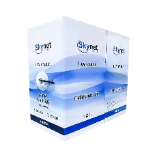 Кабель SkyNet Premium UTP outdoor 4x2x0,51, медный, FLUKE TEST, кат.5e, однож., 305 м, box, черный