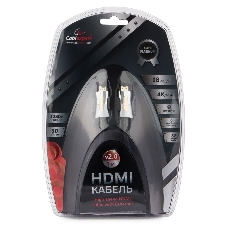 Кабель Cablexpert HDMI, серия Platinum, 1 м, v2.0, M/M, позол.разъемы, металлический корпус, ферритовые кольца, блистер