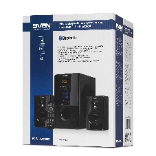 Акустическая система SVEN MS-2050 черный (2x12,5W + Subwoofer 30W, дерево, USB, SD, FM, ПДУ, Bluetooth)