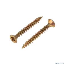 Саморез универсальный Kranz 3.5х30, желтый цинк, короб (200 шт./уп.)