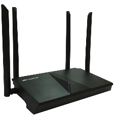 Двухдиапазонный Wi-Fi 6 маршрутизатор AX1800, 1x1000Base-T WAN, 3x1000Base-T LAN, 4 внешние антенны 5 dBi