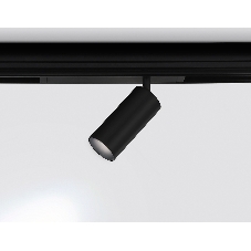 Управляемый светодиодный светильник для шинопровода Magnetic Ambrella light GL1222 BK черный IP20 18W 3000K-6400K 220V 36° D55*120 (Без ПДУ)