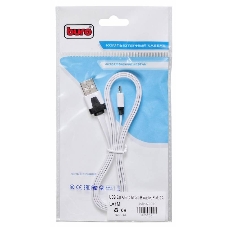 Кабель USB2.0 Buro USB A (m)/microUSB (m) 1м (BHP MICROUSB 1M FLAT), белый