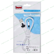 Кабель USB2.0 Buro USB A (m)/microUSB (m) 1м (BHP MICROUSB 1M FLAT), белый