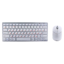 Комплект клавиатура+мышь Gembird KBS-7001-RU беспроводной, USB, 1600 DPI, белый
