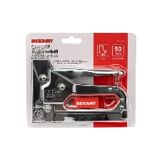 Степлер мебельный металлический Rexant
