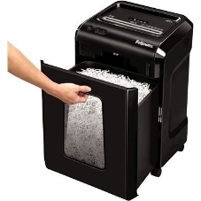 Шредер Fellowes Powershred 92Cs FS-1719301 P-4, 4х38мм, 18лст., 25лтр., уничтожает: скобы, карты, скрепки, CD