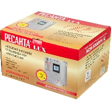 Стабилизаторы напряжения Ресанта АСН-5 000 Н/1-Ц 63/6/16 Стабилизатор Lux 220В±8%, Габариты 260х155х310, Вес 8кг