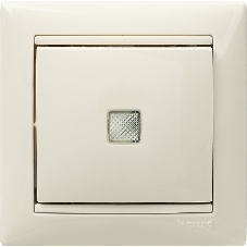 Выключатель Legrand 774310 Valena 10А c подсветкой, сл. кость