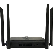 Двухдиапазонный Wi-Fi 6 маршрутизатор AX1800, 1x1000Base-T WAN, 3x1000Base-T LAN, 4 внешние антенны 5 dBi