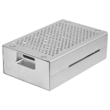Корпус ACD Heat Dispersion Metal Aluminium Alloy Case for Raspberry Pi 3, Silver RA193