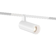 Трековый акцентный светильник Ambrella light GL8001 WH белый IP20 9W 3000-6000K 220V 24° D50*125