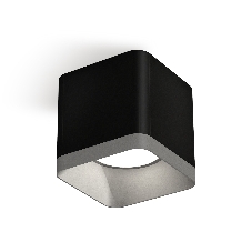 Светильник Ambrella Light XS7806003 SBK/SSL черный песок/серебро песок MR16 GU5.3 (C7806, N7703)