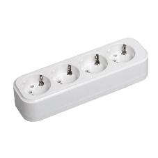 Розетка переносная разб. IEK KYP11-16-04-00-Z К04 4 места CLASSIC IEK