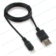 Кабель USB Cablexpert CC-USB-AP2MBP AM/Apple, для iPhone5/6 Lightning, 1м, черный, пакет