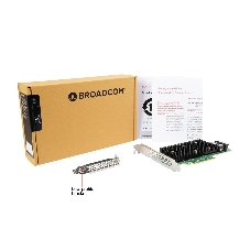 Контролер LSI 9400-8i SGL (05-50008-01), PCIe 3.1 x8 LP, Tri-Mode SAS/SATA/NVMe 12G HBA, 8port(1*int SFF8643), 3408 IOC