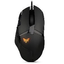 Мышь проводная Crown CMGM-901 черный, 4800 dpi, USB, кнопки - 8
