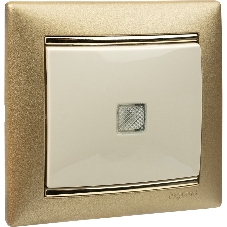 Выключатель Legrand 774310 Valena 10А c подсветкой, сл. кость