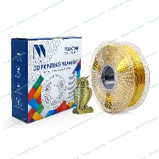 Филамент NVPrint Silk PLA+ Black/Gold для 3D печати диаметр 1.75мм длина 330 метров масса 1 кг